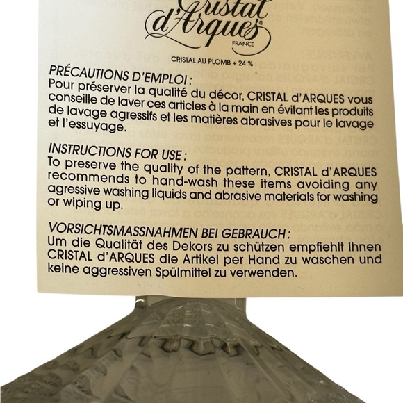 CRISTAL D’ARQUES 2CHAMPAGNE FLUTES NOEL FESTIVE CHRISTMAS - Picture 8 of 16